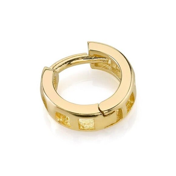 *PAIR* ELLETTE EARRINGS - SOLID 14K YELLOW GOLD - ARE YOU AM I - Picture 2 of 5